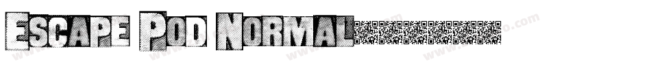 Escape Pod Normal字体转换